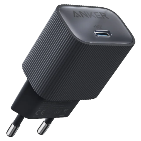 Зарядний пристрій ANKER PowerPort 511 Nano IV 30W GaN USB-C (White/Black)