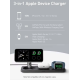 Док-станція Anker Foldable MagGo 3-in-1 Qi2 15W + 40W USB-C Charger Black/White