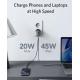Зарядний пристрій Anker PowerPort III GaN II 65W