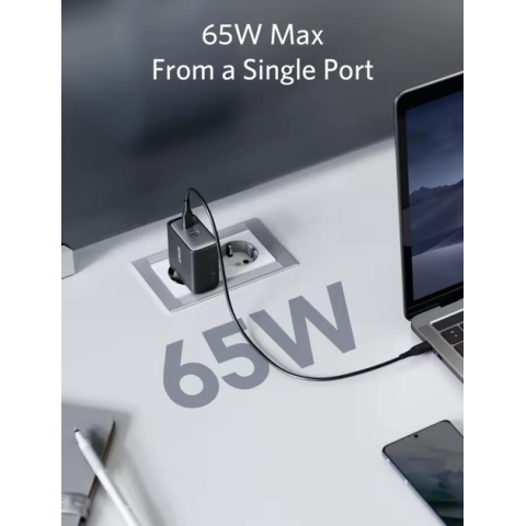 Зарядний пристрій Anker PowerPort III GaN II 65W