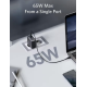 Зарядний пристрій Anker PowerPort III GaN II 65W