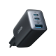 Мережевий зарядний пристрій Anker 735 Charger Nano II 65W GaN, 3 порти USB-C/USB-A
