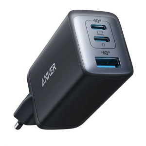 Зарядний пристрій ANKER 735 CHARGER (GaNPrime™ 65W) 2C+A EU, Black