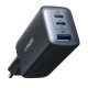 Зарядний пристрій ANKER 735 CHARGER (GaNPrime™ 65W) 2C+A EU, Black