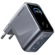 Мережева зарядка Anker Prime Charger 160W (3 Ports, Smart Display) (Сріблястий)