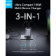 Зарядний пристрій Anker PowerPort III GaNPrime™ 100W (2×USB-C + 1×USB-A), Gray