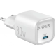 Зарядний пристрій Anker Zolo 30W Compact USB-C GaN Charger (White/Black)