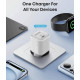 Зарядний пристрій Anker Zolo 30W Compact USB-C GaN Charger (White/Black)