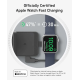 Док-станція Anker MagSafe MagGo 3-in-1 Qi2 15W + блок живлення 40W USB-C Charger, Black/White