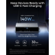 Зарядна станція ANKER Prime Docking Station 14-в-1 (8K, 3 дисплеї DisplayLink, 140W PD, Ethernet 2.5G, Black)