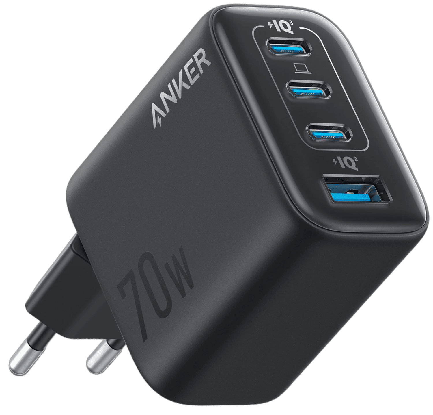 Мережевий зарядний пристрій ANKER Charger 70W 3xUSB-C PD 3.0 + USB